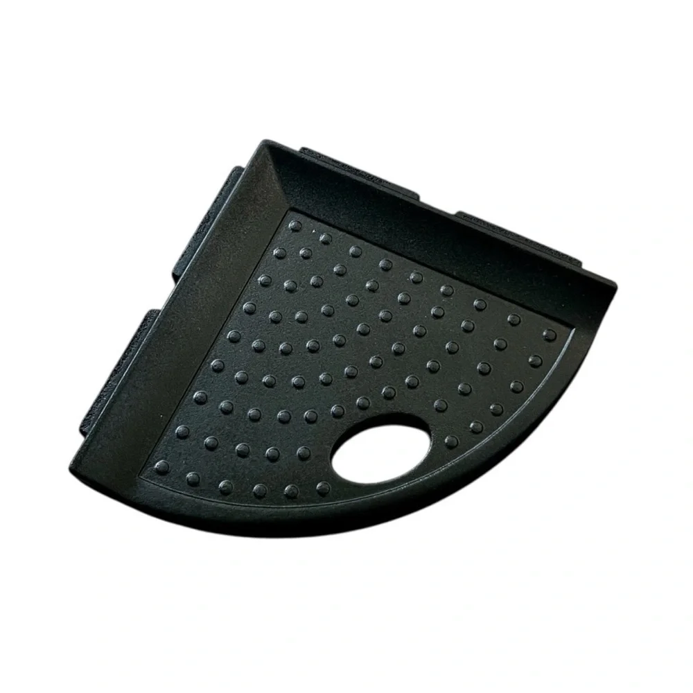 Graphite 5” Corner Footrest with Razor Holder for New Construction Shower NWT